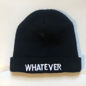 Whatever label black Beanie